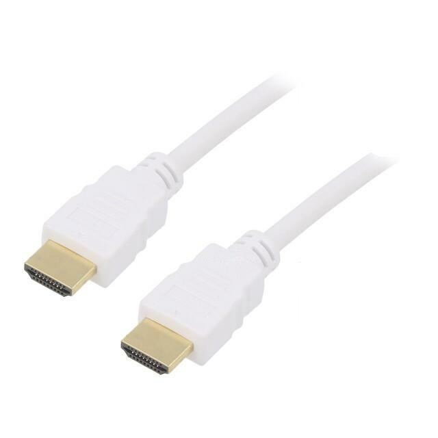 Cable; HDMI plug,both sides; PVC