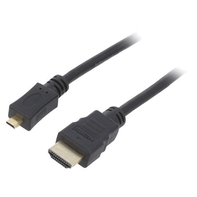 GOOBAY Cable; HDMI plug,micro HDMI
