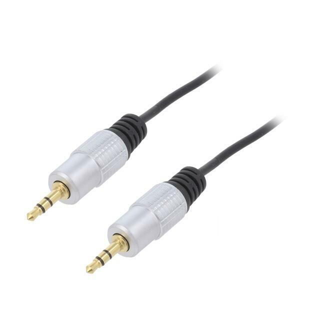 Cable; Jack 3.5mm 3pin plug