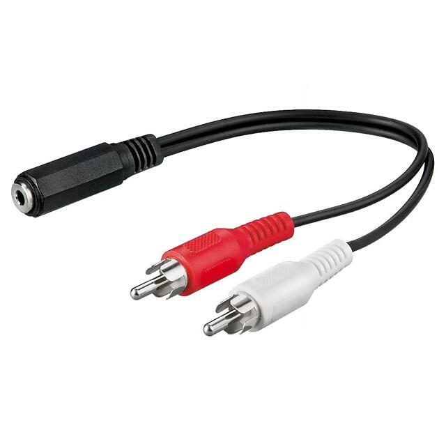 GOOBAY Cable; Jack 3.5mm 3pin