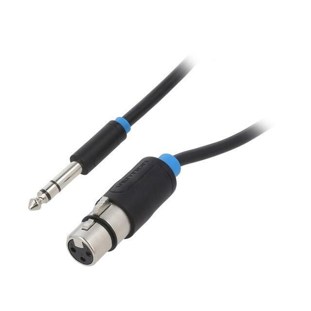 VENTION Cable; Jack 6,3mm 3pin