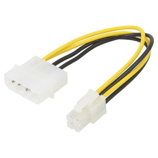 GOOBAY Cable: mains; ATX P4 female