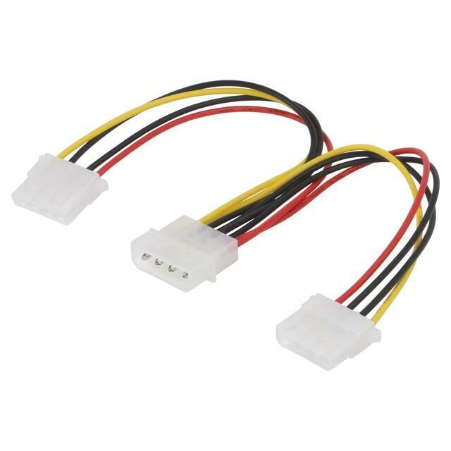 AKYGA Cable: mains; Molex male,Molex