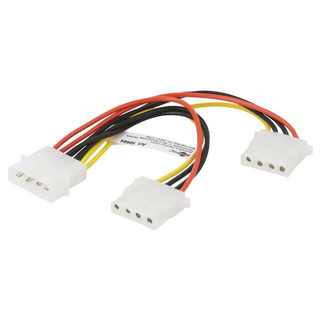 GOOBAY Cable: mains; Molex male,Molex