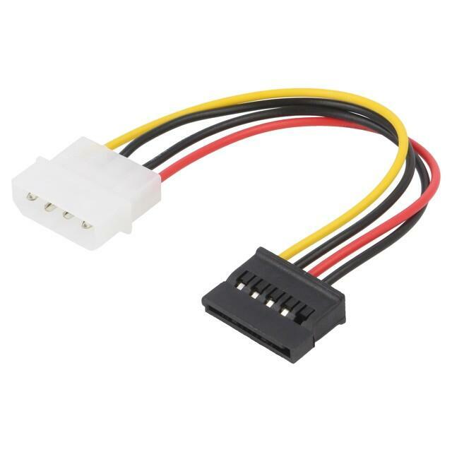 AKYGA Cable: mains SATA; Molex male
