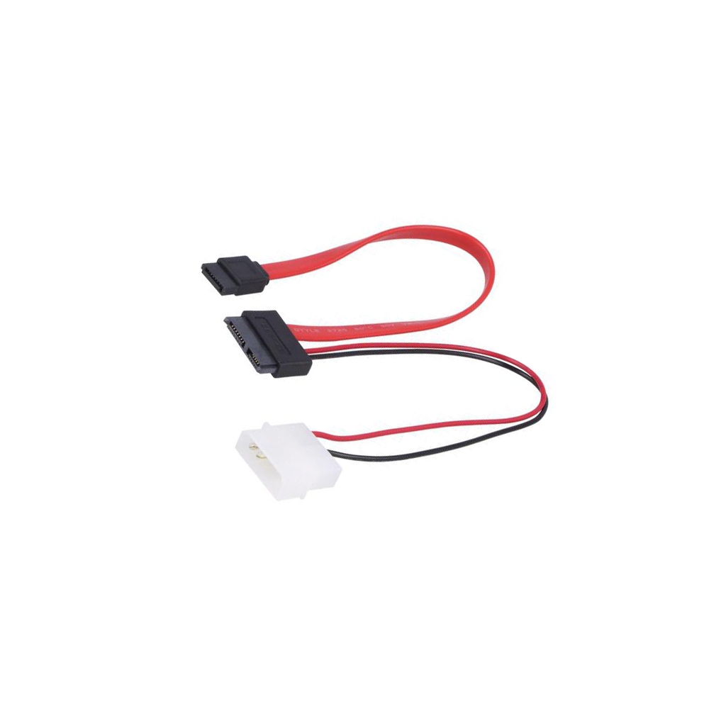 AKYGA Cable: mains SATA; Molex male