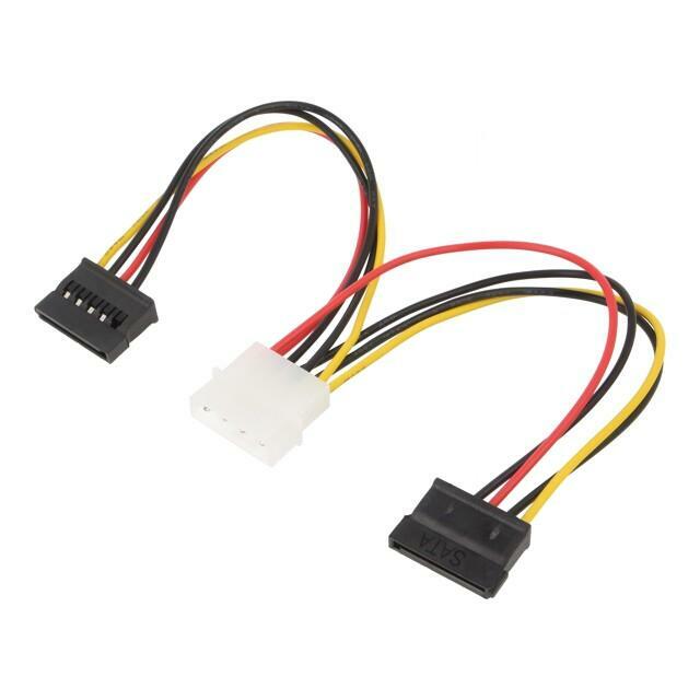 AKYGA Cable: mains SATA; Molex male