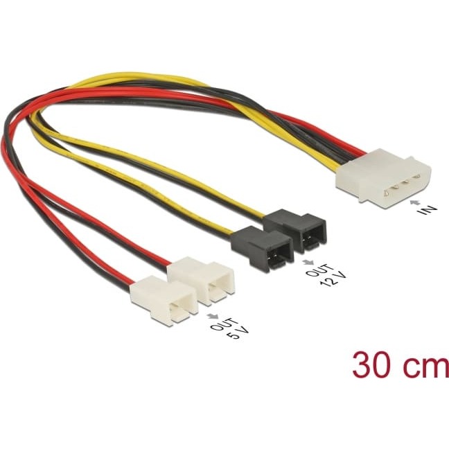 Cable power Molex 4 pin male