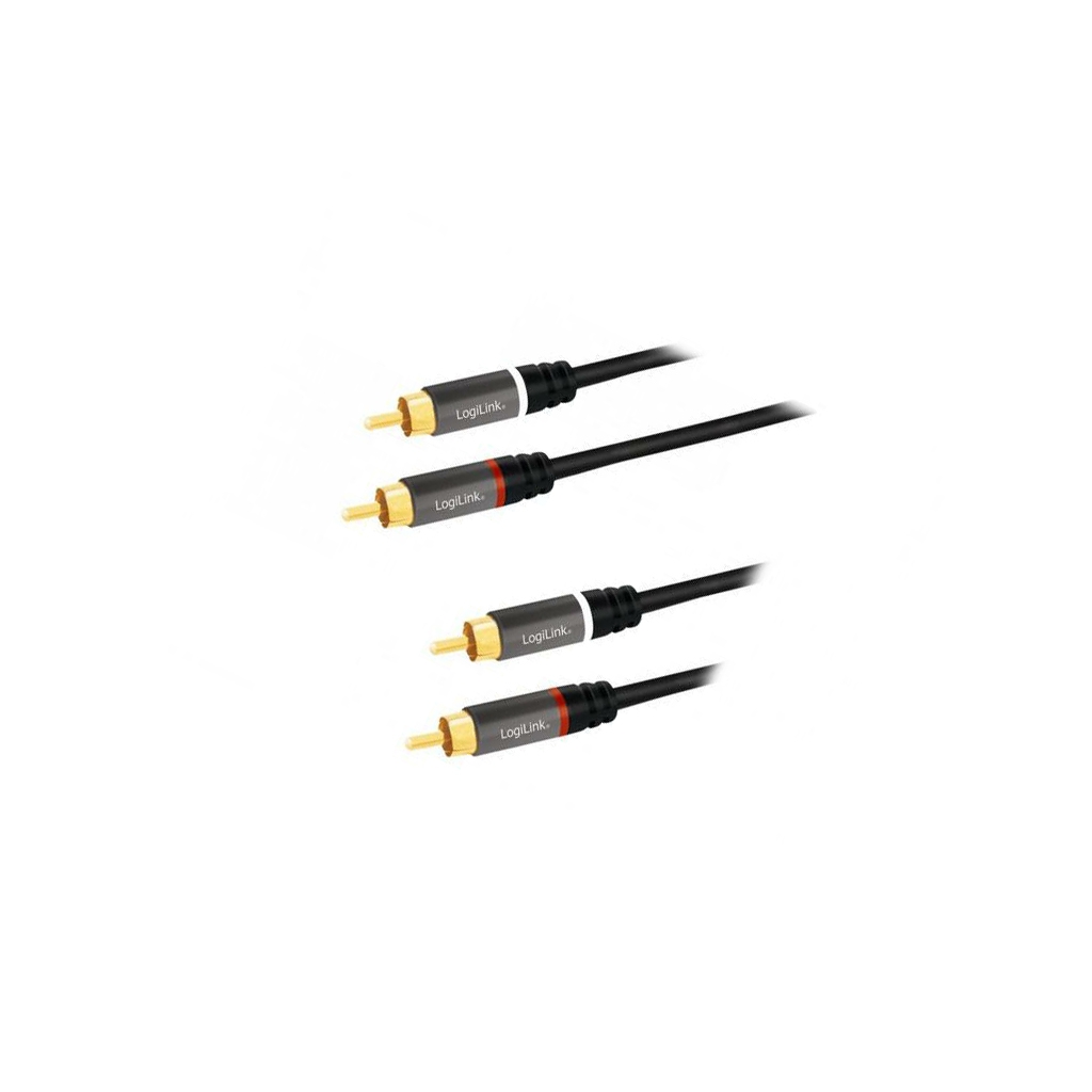 LOGILINK Cable; RCA plug,both sides