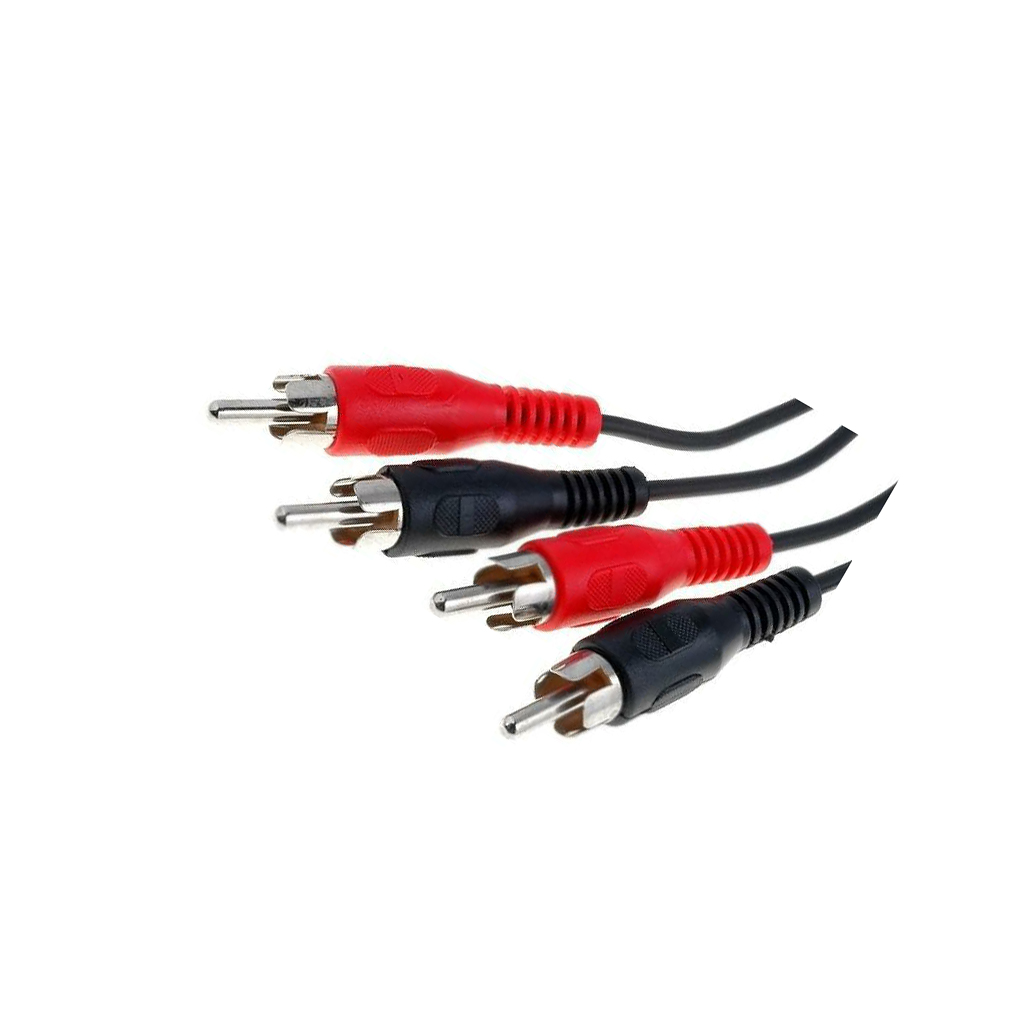 GOOBAY Cable; RCA plug x2,both