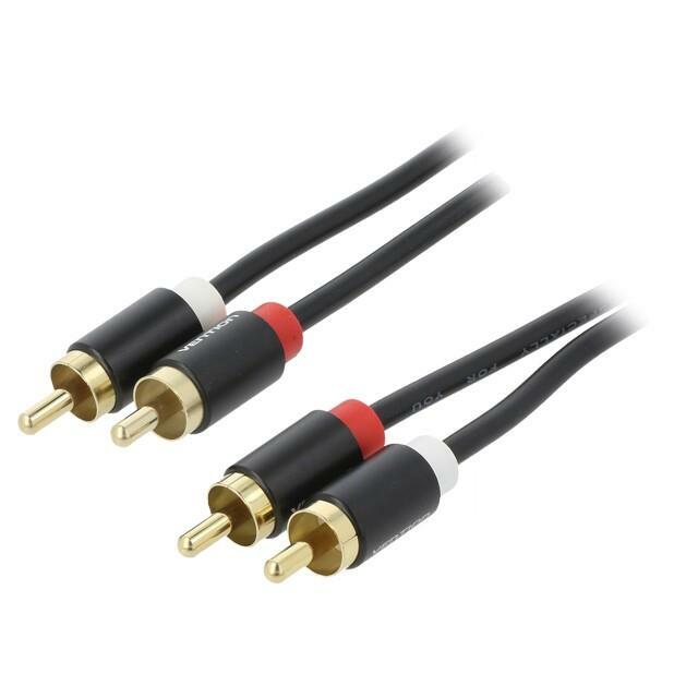 VENTION Cable; RCA plug x2,both