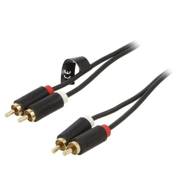 VENTION Cable; RCA plug x2,both