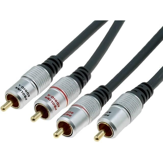 PROLINK Cable; RCA plug x2,both