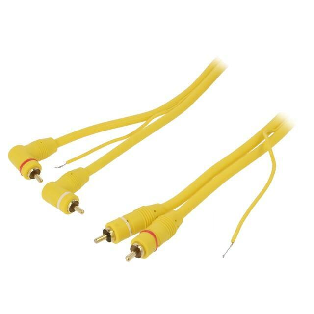 4CARMEDIA Cable; RCA plug x2,RCA