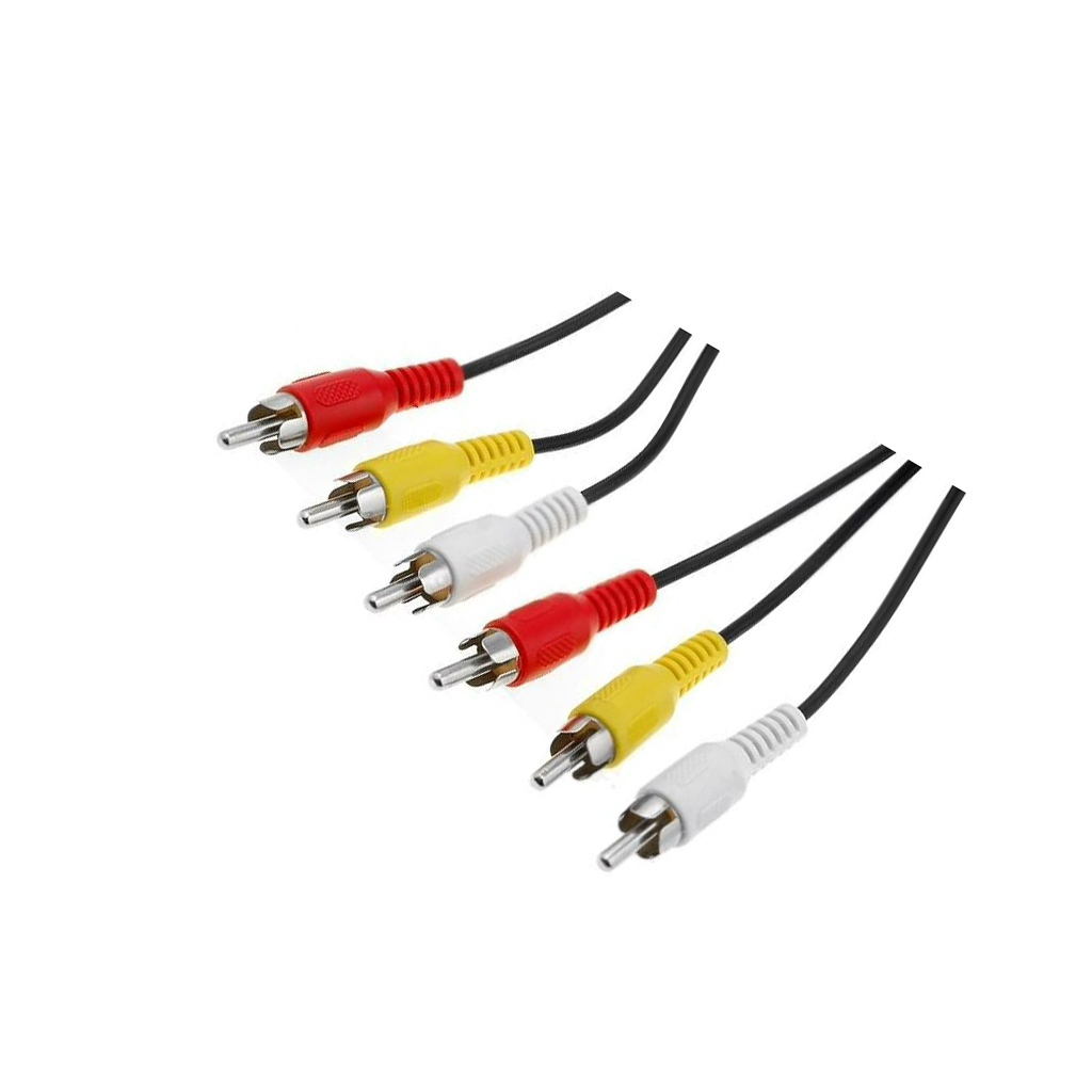 GOOBAY Cable; RCA plug x3,both