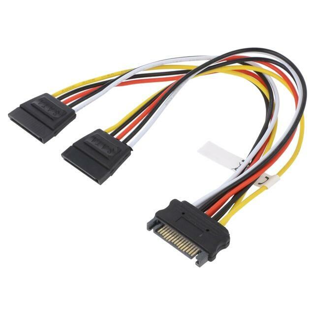 GOOBAY Cable: SATA; SATA male x2