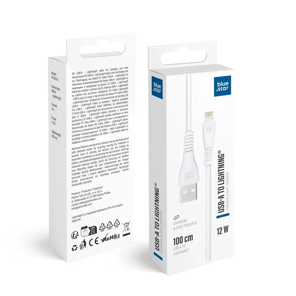 BLUESTAR Cable USB A to Lightning