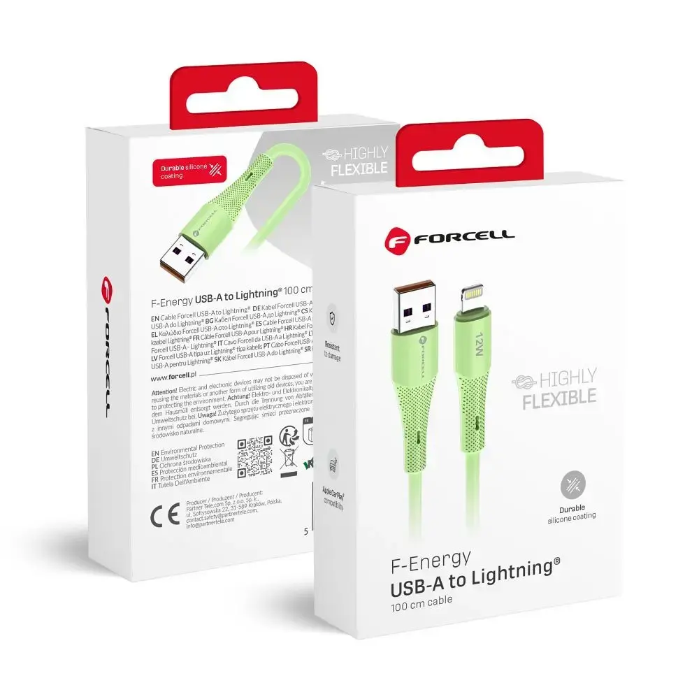 Cable USB A to Lightning Forcell