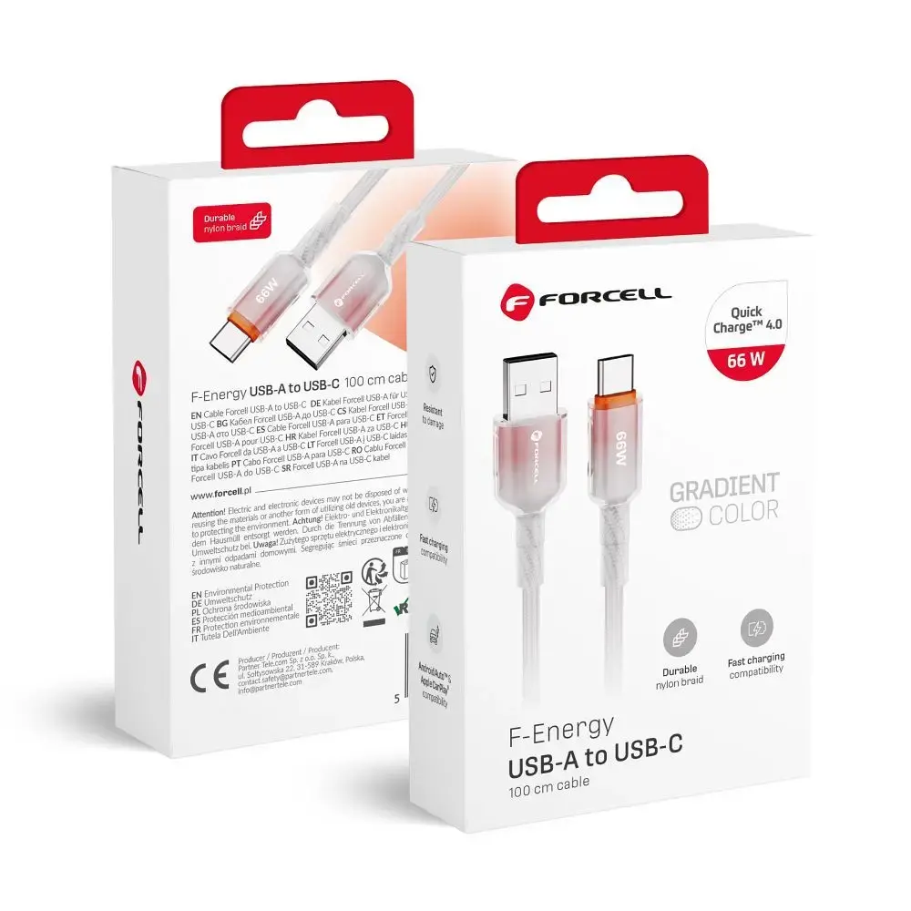 Cable USB A to USB C