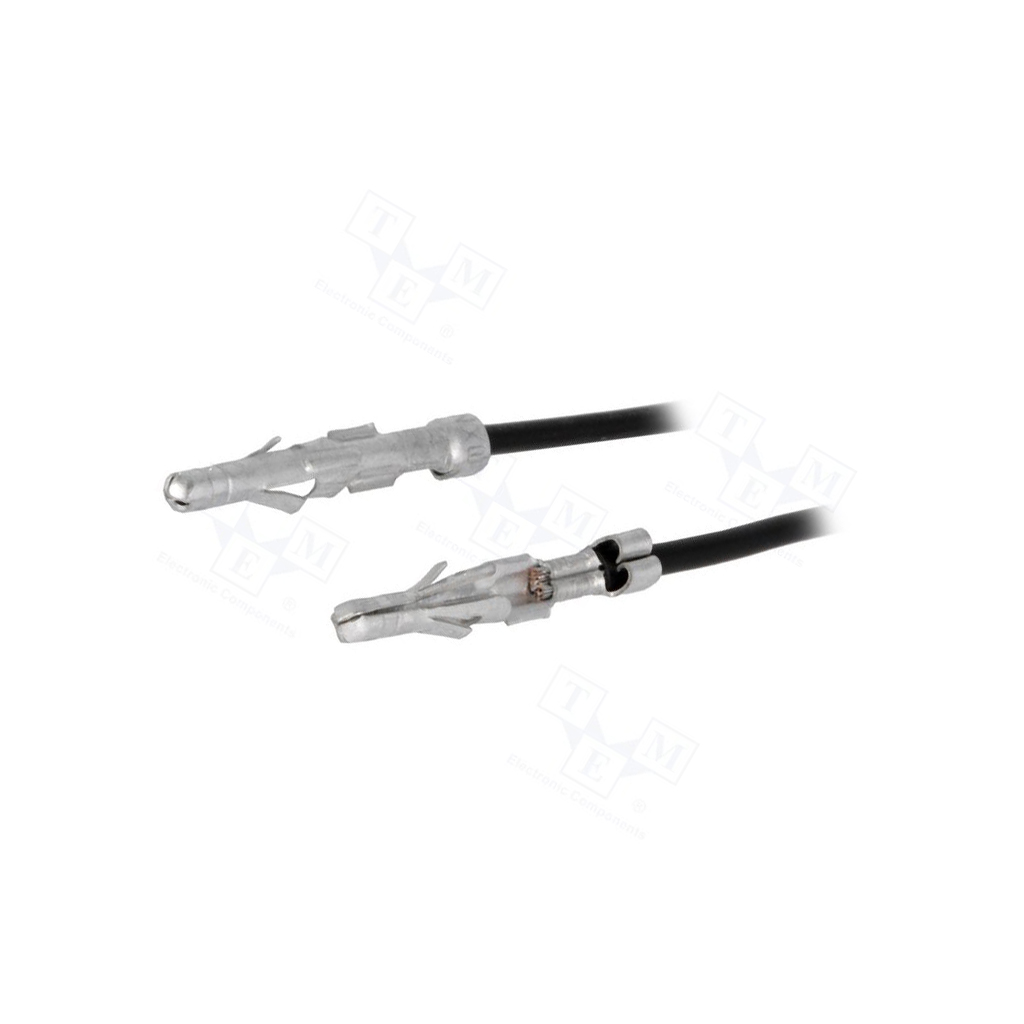 MOLEX Cable with crimped terminals; black