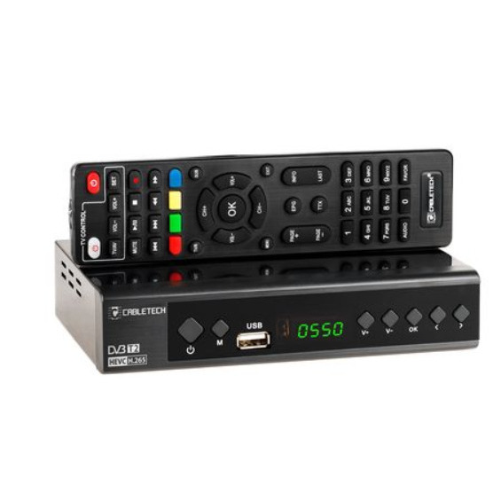 Cabletech DVB-T2 H.265 Digitālās TV