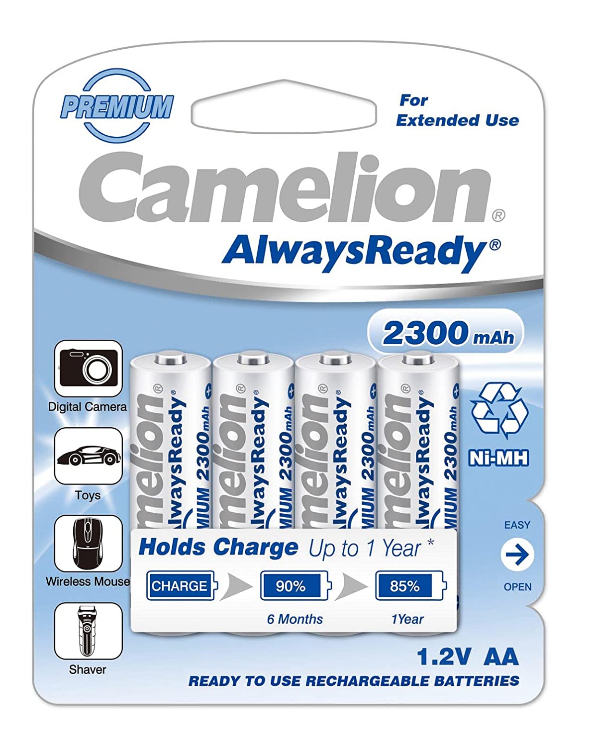 Camelion 2300mAh battery AA NiMh "
