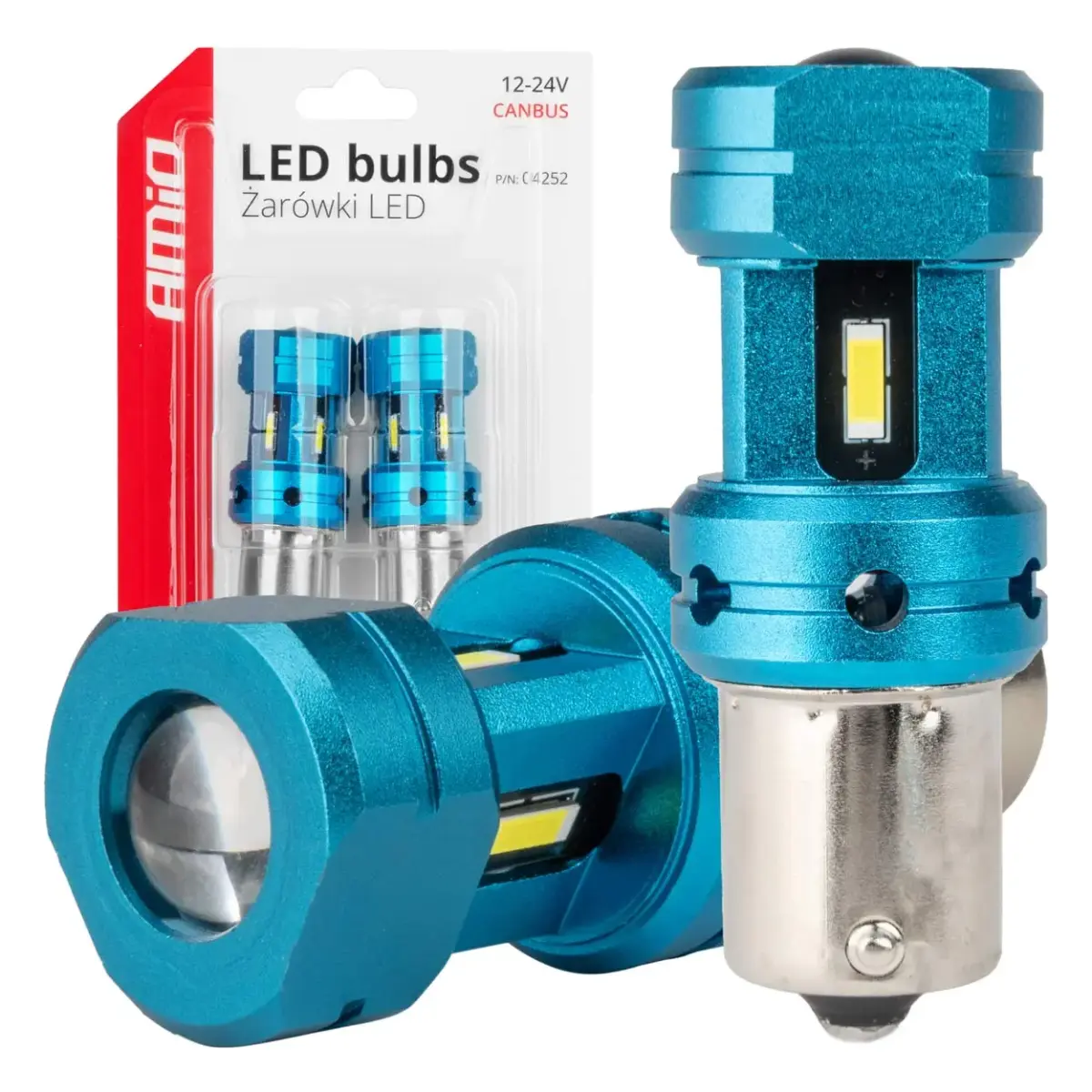 CANBUS LED spuldzes 1156 BA15S P21W