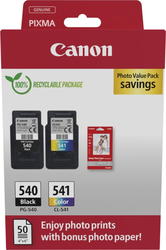 CANON PG-540/CL-541 Ink Cartridge PVP |