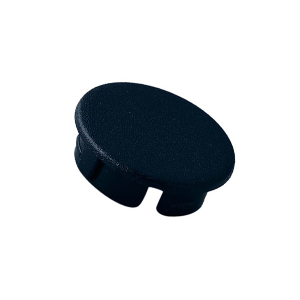 OKW Cap; ABS; black; push-in; round