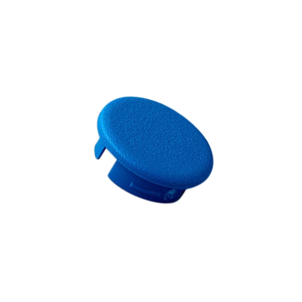 OKW Cap; ABS; blue; push-in; round