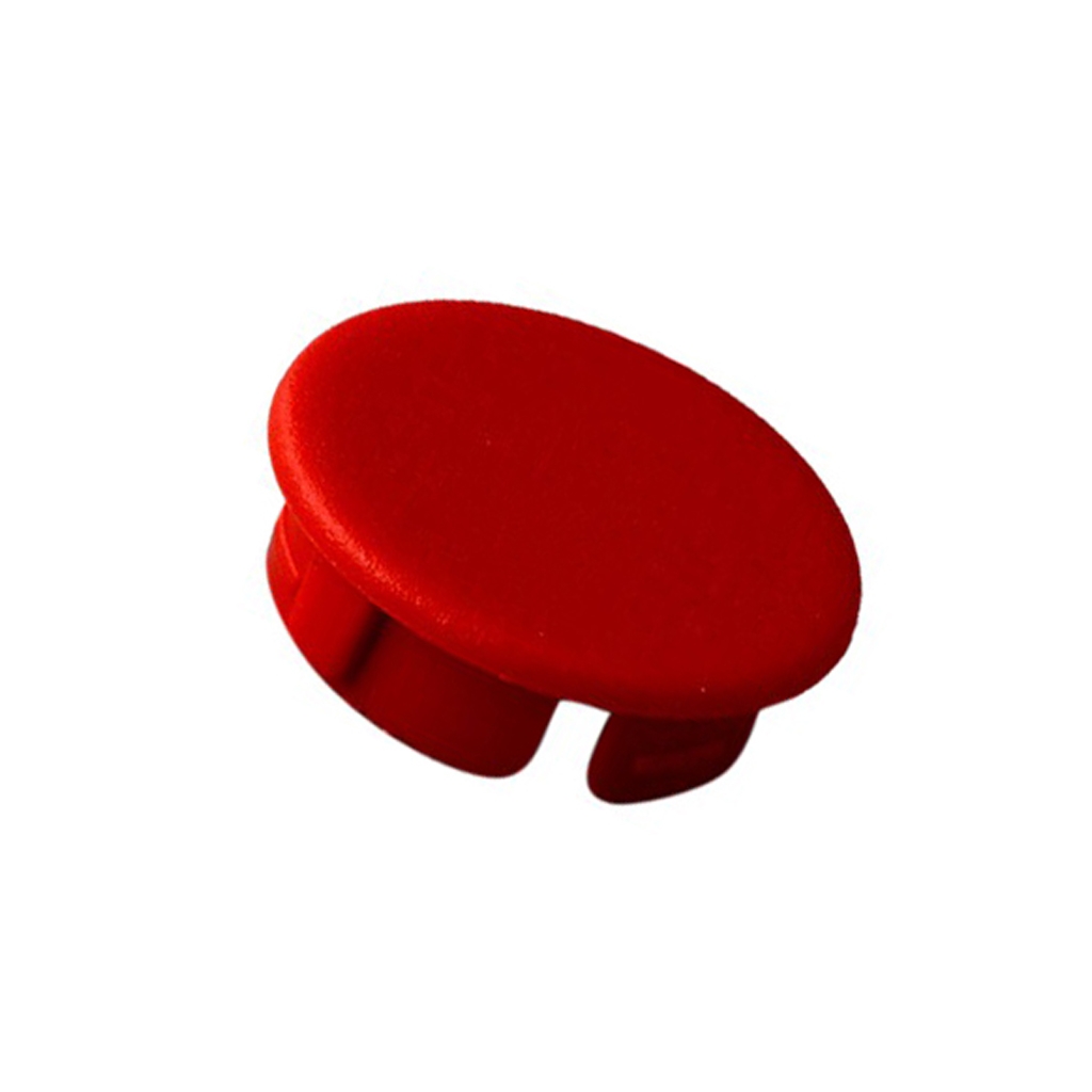 OKW Cap; ABS; red; push-in; round