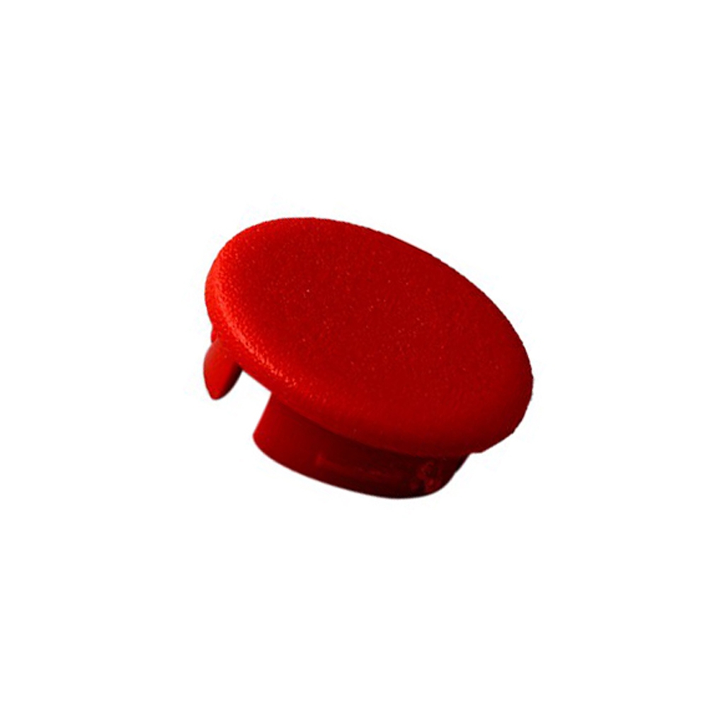 OKW Cap; ABS; red; push-in; round
