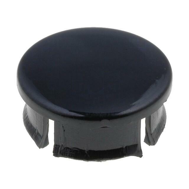 MENTOR Cap; black; Mounting: push-in; plastic
