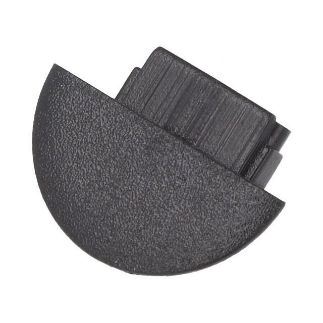 TOPMET Cap for LED profiles; black