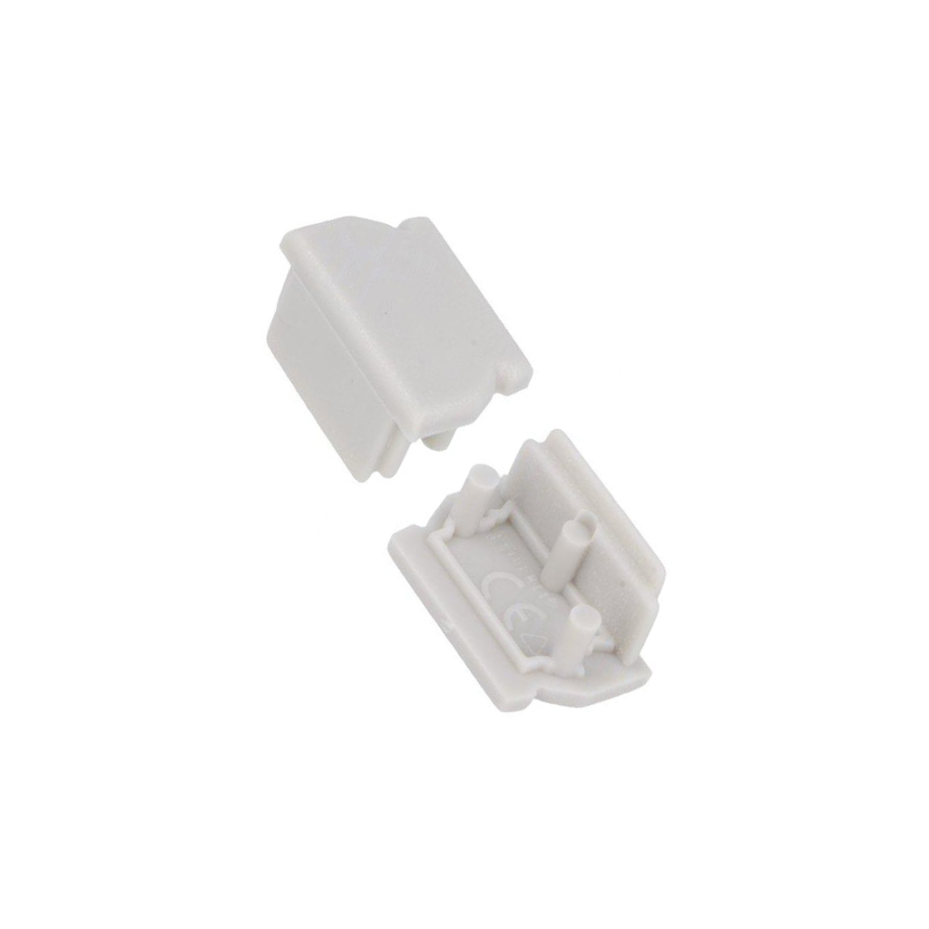 TOPMET Cap for LED profiles; grey