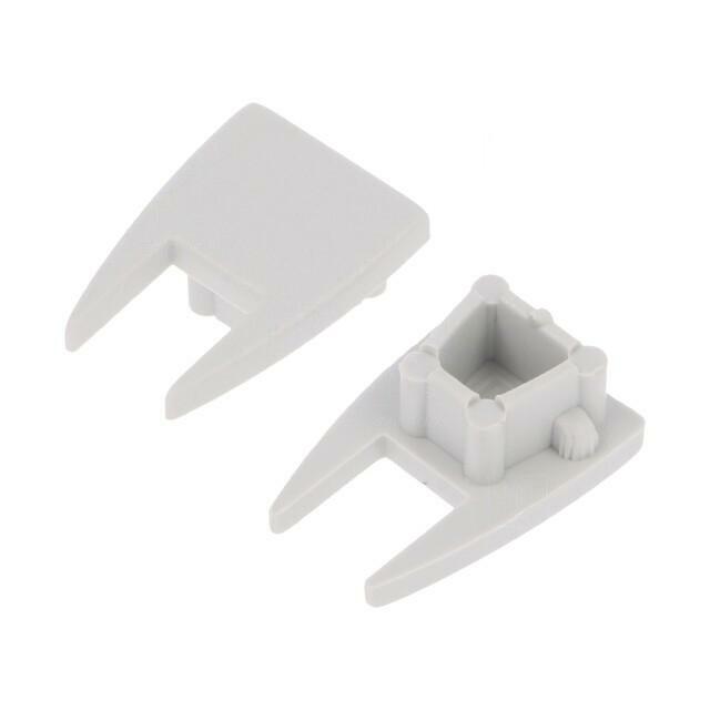 TOPMET Cap for LED profiles; grey
