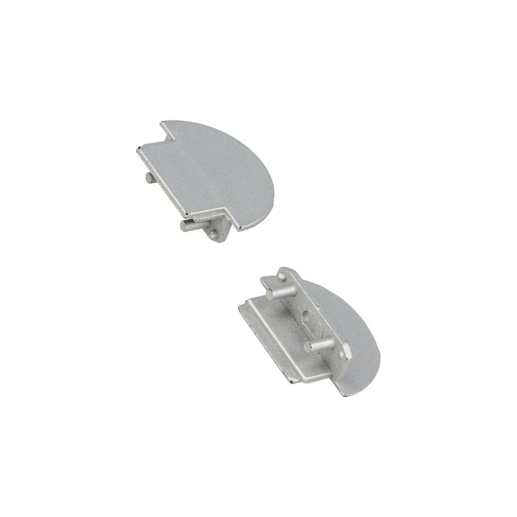 TOPMET Cap for LED profiles; silver