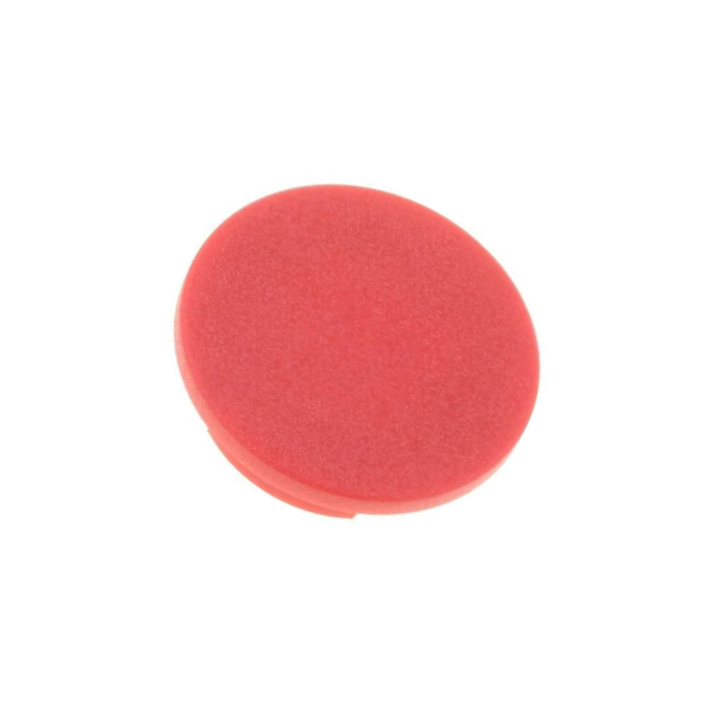 MENTOR Cap; plastic; red; push-in |