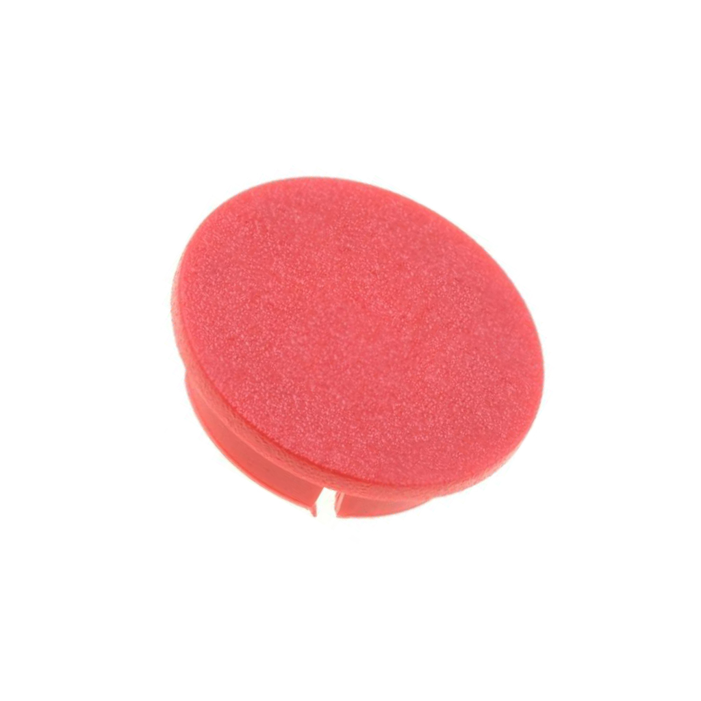 MENTOR Cap; plastic; red; push-in |