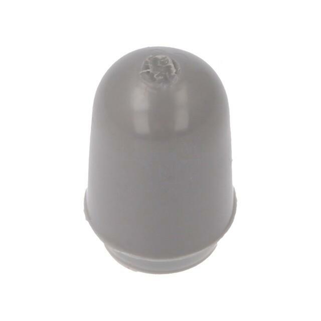 KNITTER-SWITCH Cap; push-in; PVC; Body: grey