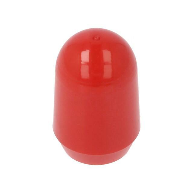 KNITTER-SWITCH Cap; push-in; PVC; Body: red