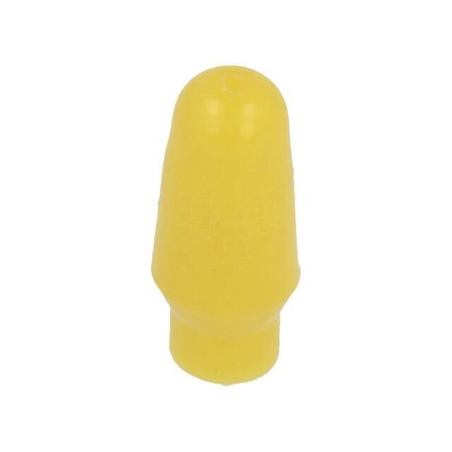 KNITTER-SWITCH Cap; push-in; PVC; Body: yellow