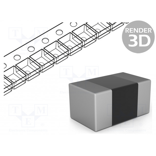 WALSIN Capacitor: ceramic; 2.2nF; 50V