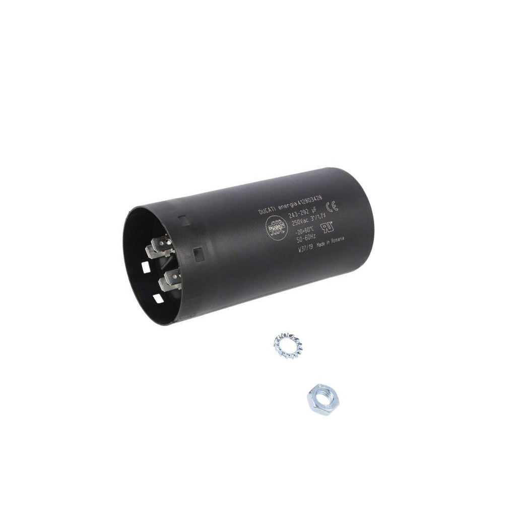 DUCATI ENERGIA Capacitor: electrolytic; 267uF; 250VAC