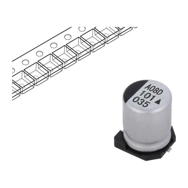 KYOCERA AVX Capacitor: electrolytic; SMD; 100uF