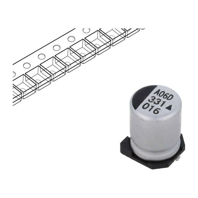KYOCERA AVX Capacitor: electrolytic; SMD; 330uF