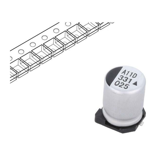 KYOCERA AVX Capacitor: electrolytic; SMD; 330uF
