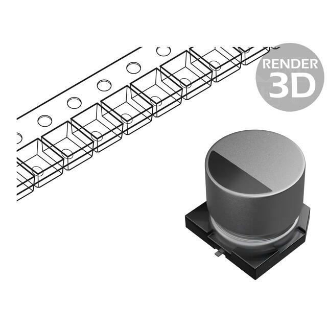 PANASONIC Capacitor: electrolytic; SMD; 33uF; 100VDC