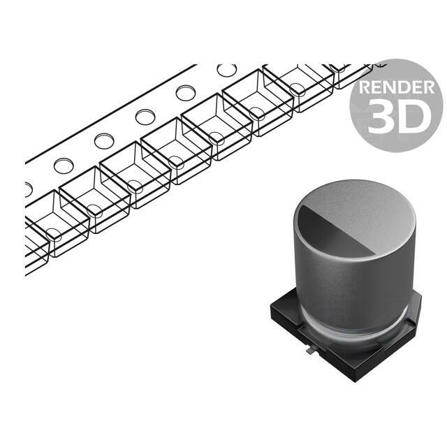PANASONIC Capacitor: electrolytic; SMD; 470uF; 10VDC