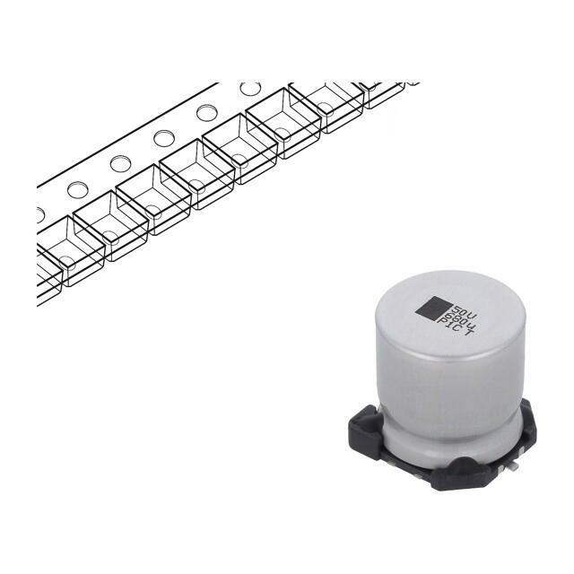 VISHAY Capacitor: electrolytic; SMD; 680uF; 50VDC